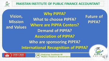 PIPFA Scope in Pakistan and  Admission in PIPFA