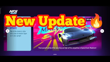 NFS No Limits New Update September 2023