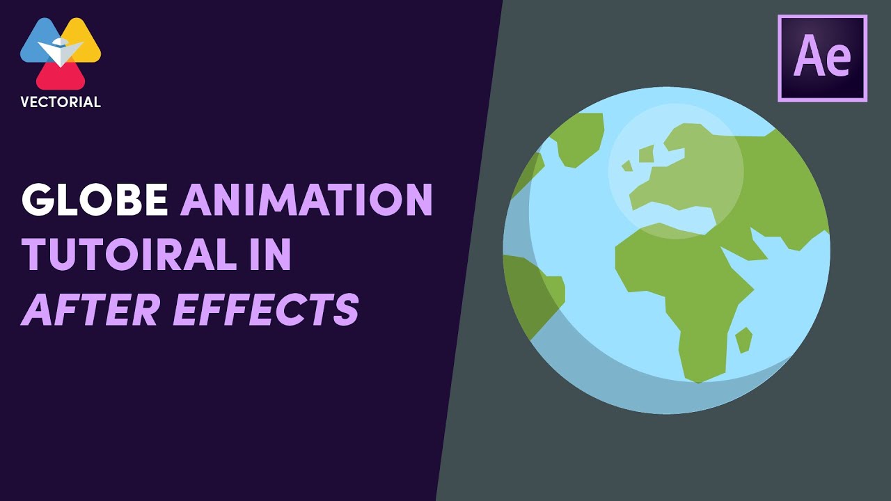 Globe animation tutorial in Adobe After effects
