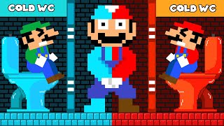Mario Odyssey and Luigi's Hot vs Cold Toilet Prank Showdown