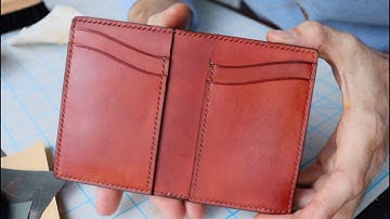 Making a Vertical Leather Card Wallet