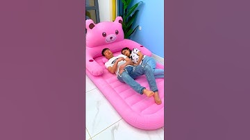 Instant Air Bed 💨🛏️ New Viral Gadgets, Smart Appliances, Kitchen Utensils/Home Inventions #shorts