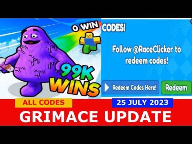 Latest Grimace Race codes