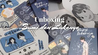 Unboxing novel bumi dan lukanya remake 🦋💫🌟