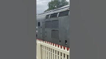 Class 37 (Tractor) Thrashes Out Of Aviemore Train Station