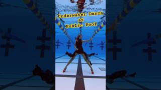 Underwater Dance At Public Pool
