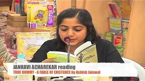 Janhavi Acharekar, acclaimed writer reading True Dummy by Ashish Jaiswal
