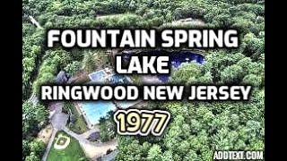 Fountain Spring Lake. Ringwood, New Jersey. {1977} {News Photographs And Story}