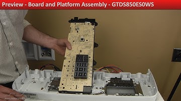 GE Dryer - Console is Showing Error Codes - Main Board & Platform Repair and Diagnostic