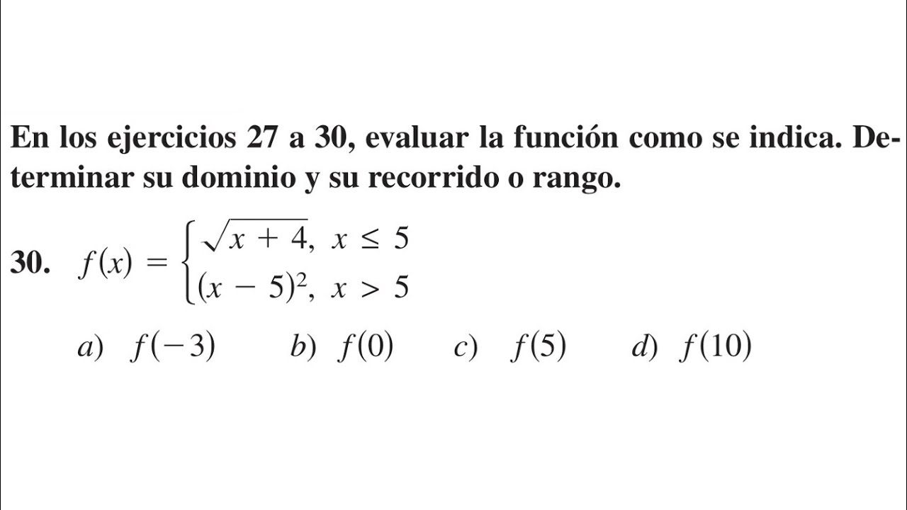 P3. Ejercicio 30 (pág. 27. Ron Larson & Bruce H. Edwards. CÁLCULO 9na Edición)