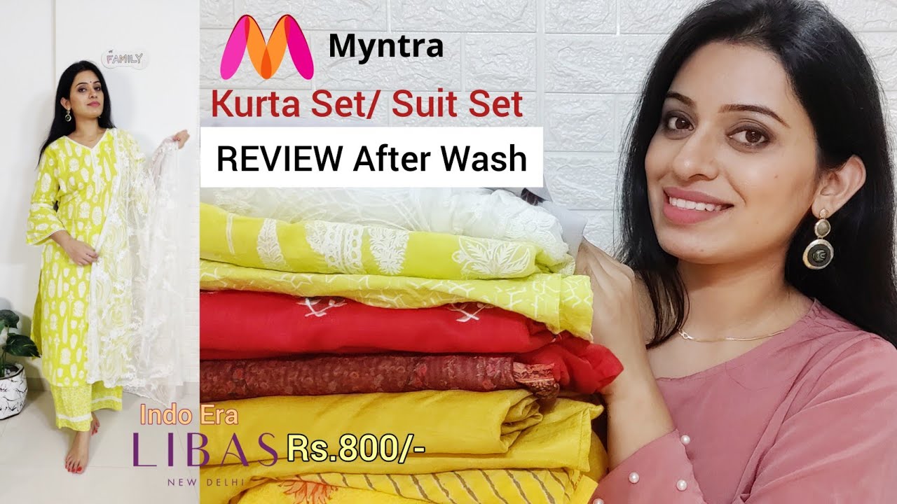 Reviews for Rain & Rainbow Women Orange & White Ethnic Printed Sequinned  Pure Cotton Kurti - Kurtis for Women 17606370 | Myntra