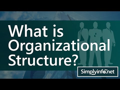 What is Organizational Structure in Management | Management Terms | MBA Lectures | SimplyInfo.net