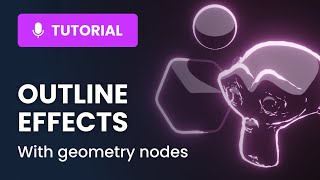 Outline effects in Blender using geometry nodes