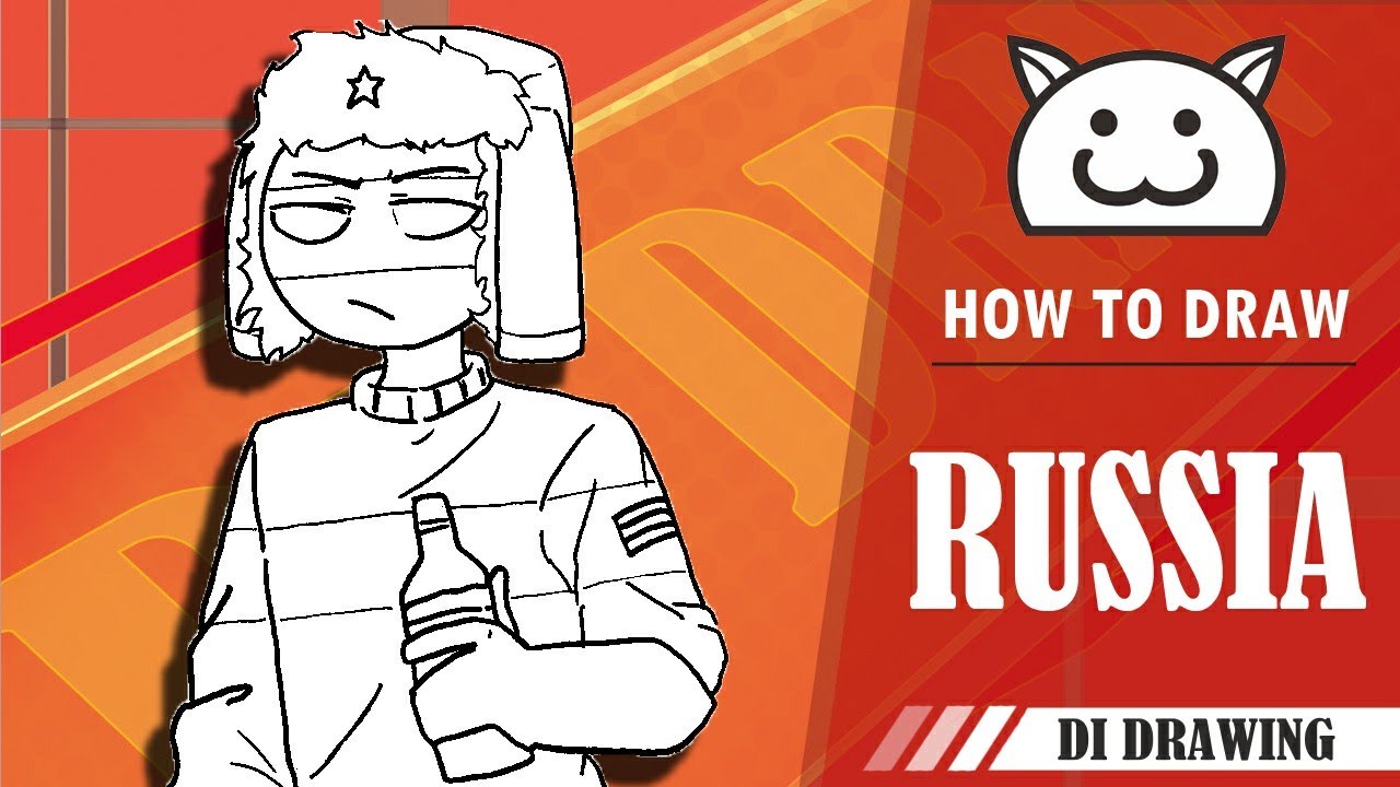 How to Draw Countryhuman Russia 