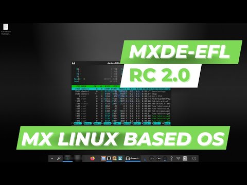 MXDE-EFL MX Linux with Enlightenment Desktop - Lightweight Linux OS
