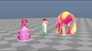 The Amazing Digital Circus Episode 2 Character Walk Cycles
