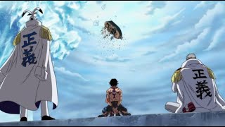 One Piece Luffy's Epic Marineford Entrance English Dub