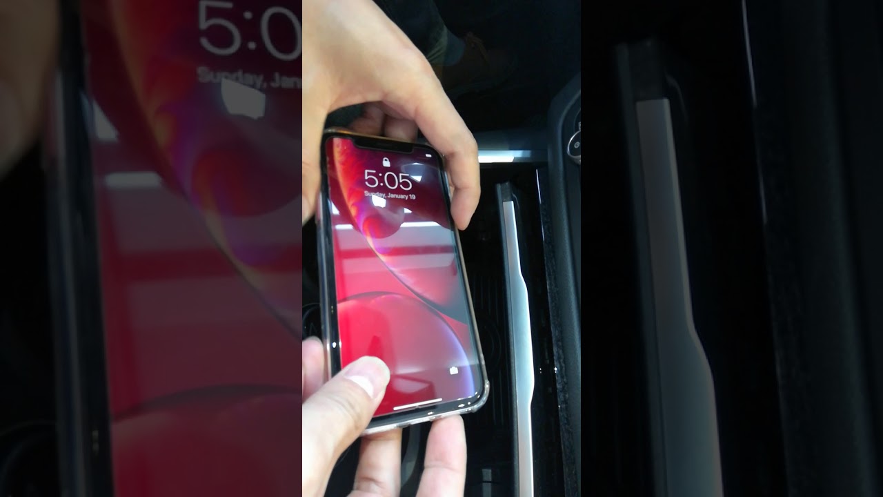 CarQiWireless Wireless Phone Charger Pad Installaton for BMW 3 series