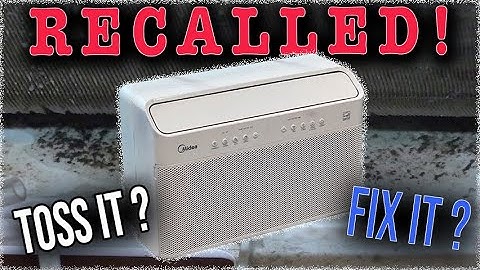 Beschimmelde Midea U Smart Inverter raamairco | Terugroepacties of zelf repareren!