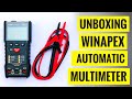 Unboxing Winapex automatic Multimeter ncv autoselect mode truerms Multimeter