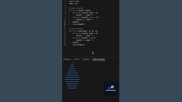 How to create diamond pattern in python