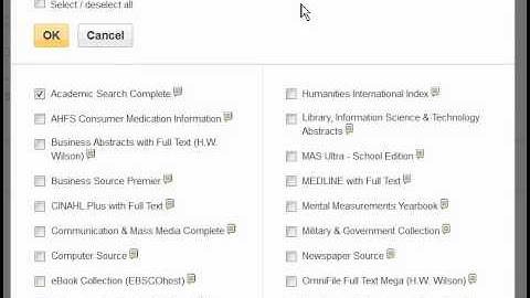 Searching Multiple Databases at One Time