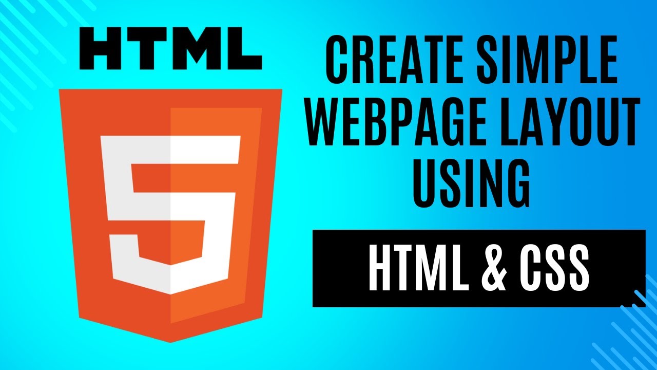 Create Website Layout Using Html & Css. - YouTube