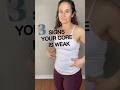 3 Signs Your Core Is Weak (Most People Miss #2) #shorts