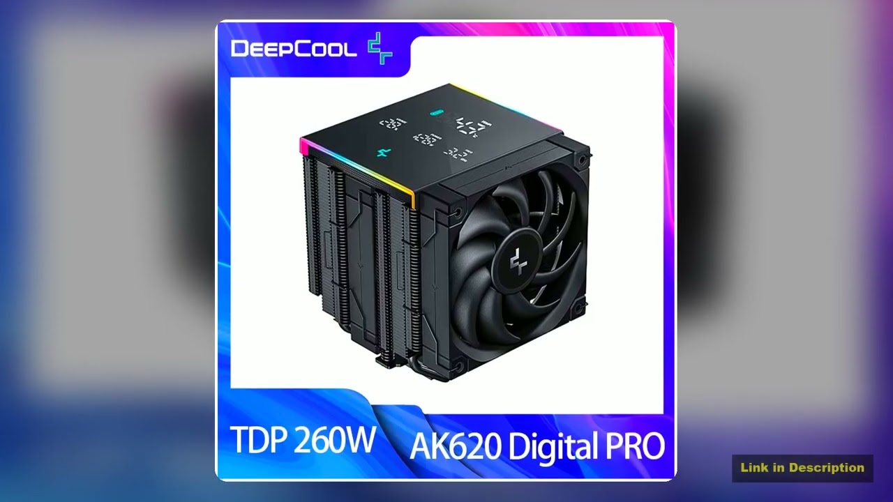 Deepcool AK620 Digital PRO CPU Cooler 6 Heat Pipes TDP 260W CPU Air Cooler For LGA2066 2011 V3 1700