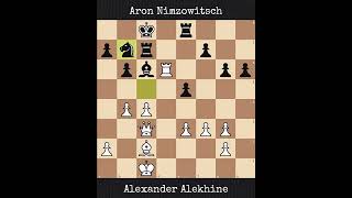 Alexander Alekhine vs Aron Nimzowitsch | New York, USA (1927)