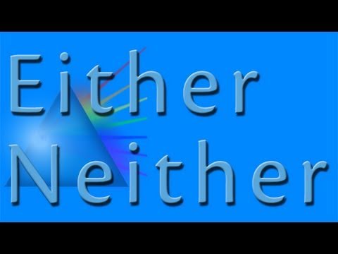 Either Neither | Learn British English with Britlish