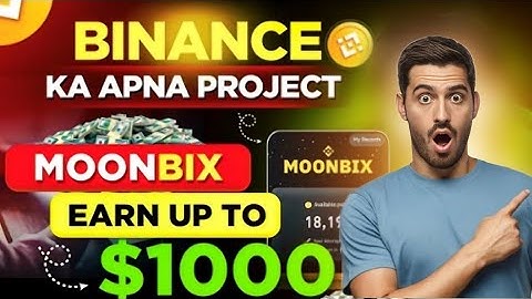 Binance New Project | Moonbix Mining Bot | Telegram Bot | New Earning Bot | Binance Bot Active Tech