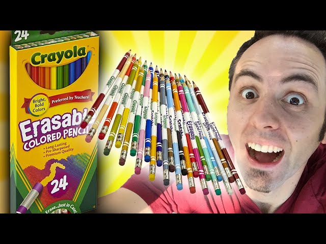 Crayola, Toys, Erasable Colored Pencils 48 Pack