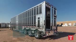 Wilson Air Operated 3-Position Lift Deck (Storage, Hog Rail & Belly) - YouTube | Wilson Cattle Trailers Hauler Wiring Diagram | | YouTube
