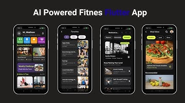 AI-Powerd Fitness App Flutter Template | Fitness Tracker & Workout App