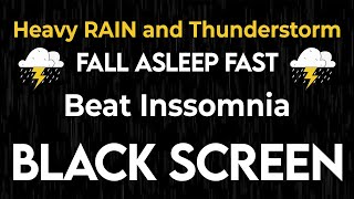 🔴ฝนตกหนักและฟ้าร้องส่งเสียง 24/7 - นอนหลับลึก | พายุฝนฟ้าคะนองสำหรับนอน - ผ่อนคลายเมโลดี้ฝน