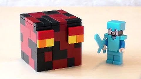 Lego Minecraft Magma Cube Tutorial