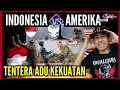 TENTARA AMERIKA vs INDONESIA, Adu Kuat‼️ Siapa Menang?MALAYSIA REACRTION.