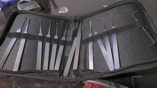 Unboxing i mały test wytrychów z Chin. Lockpicking tools from China tested