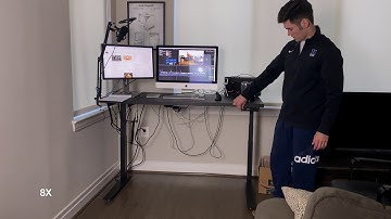 Jarvis Desk Stability Test - Standing Desk with IKEA Linnimon Table Top