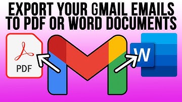 How to Export Gmail Emails to PDF or Word Documents