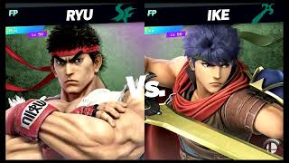 Super Smash Bros Ultimate Amiibo Fights – Request #22026 Ryu vs Ike