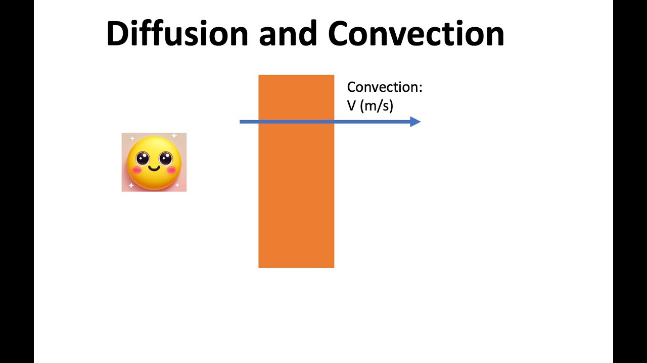 Diffusion with convection: molecule transfer beyond Fick's law - YouTube