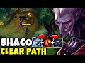 THIS SHACO CLEAR PATH IS A GUARANTEED FIRST BLOOD!! - Pink Ward Jungle Gameplay