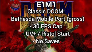 Classic DOOM: Challenge Mode [E1M1]