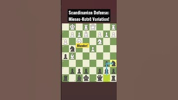 Scandinavian Defense: Mieses-Kotrč Variation.