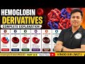 Hemoglobin derivatives|abnormal hemoglobin derivatives|oxyhemoglobin|methemoglobin|corboxyhemoglobin