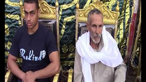 لحظه وصول فضيله القارئ الشيخ محمود محمد صابر بني عبيد دقهليه مهندس محمد عبد العزيز