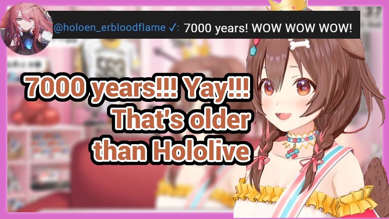 Elizabeth Came to Korone's 7th Anniversary Countdown Just to Make Her Day!!!