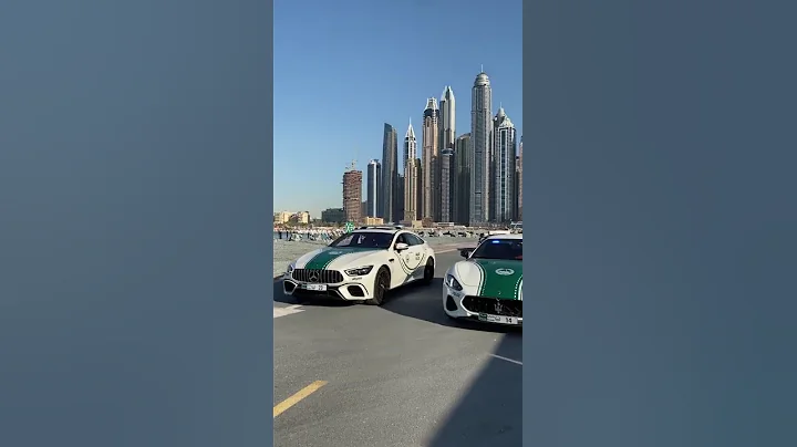 Dubai Police Supercar - Highest Paid Police In The World #Shorts
